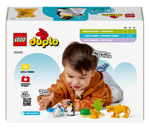 LEGO DUPLO 10442 Rodziny dzikich zwierząt pingwiny i lwy - 1299016 - zdjęcie 5